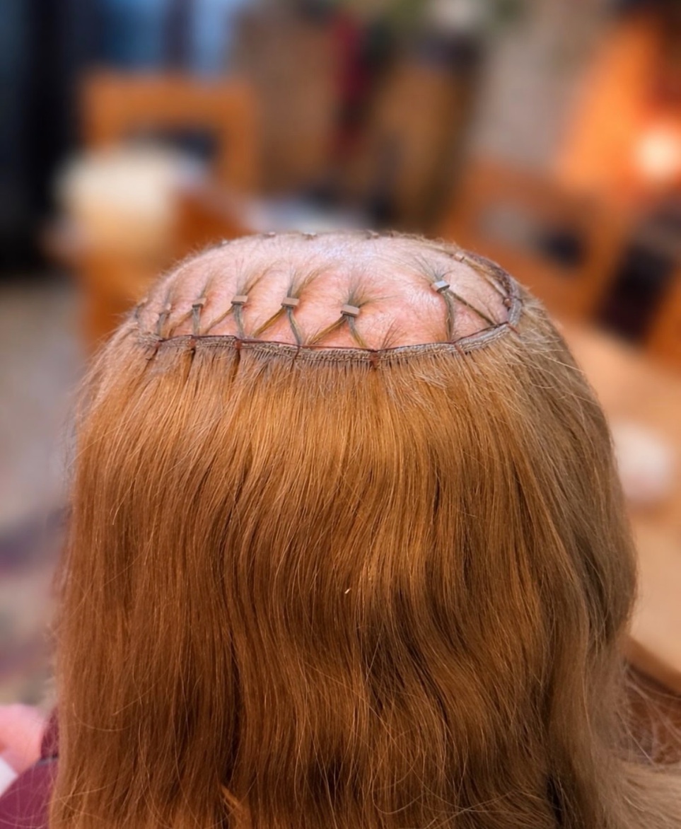 Hair integration in progress