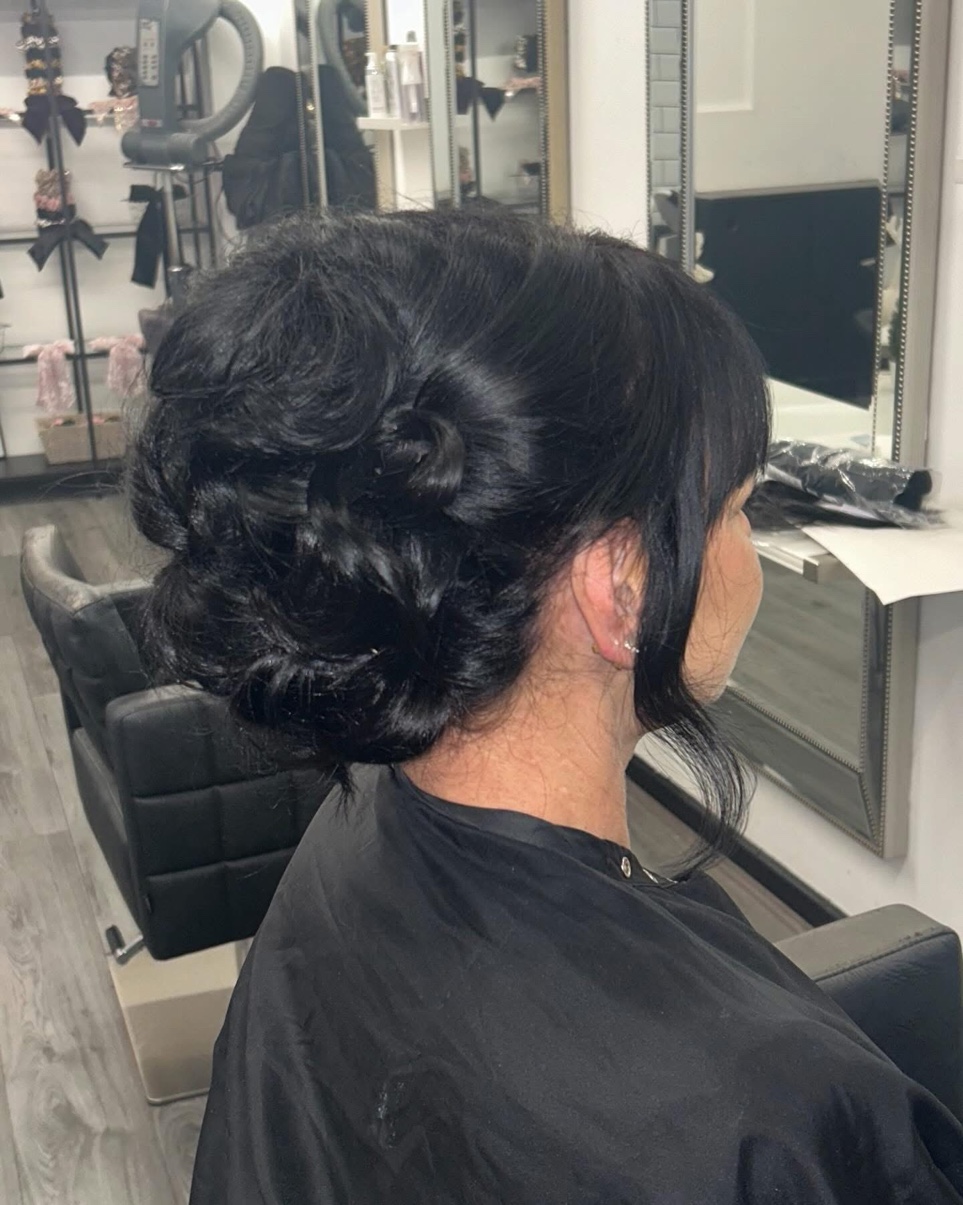 Bridal updo