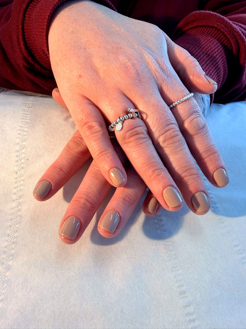 Taupe gel manicure New Brighton