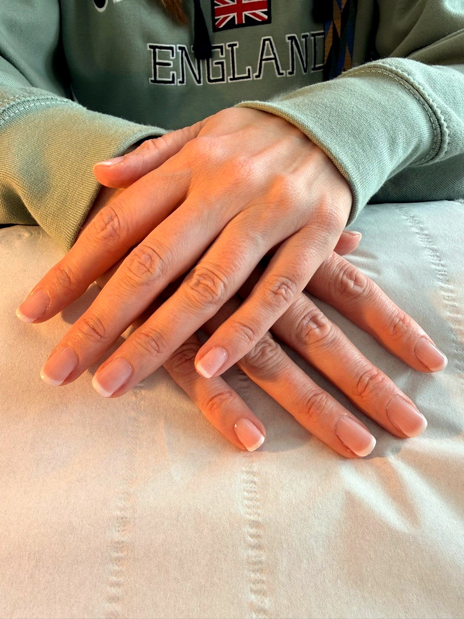 French manicure square nails New Brighton